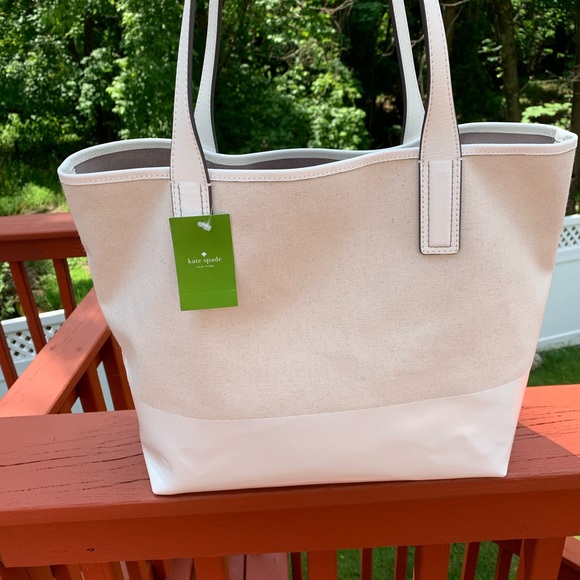 NWT KATE SPADE ASH STREET LOGO TOTE - Picture 4 of 5